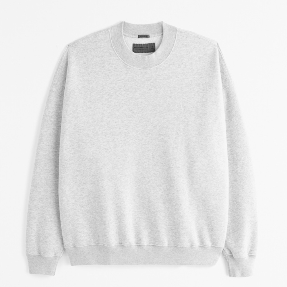 abercrombie & fitch grey sweatshirt - size men’s L